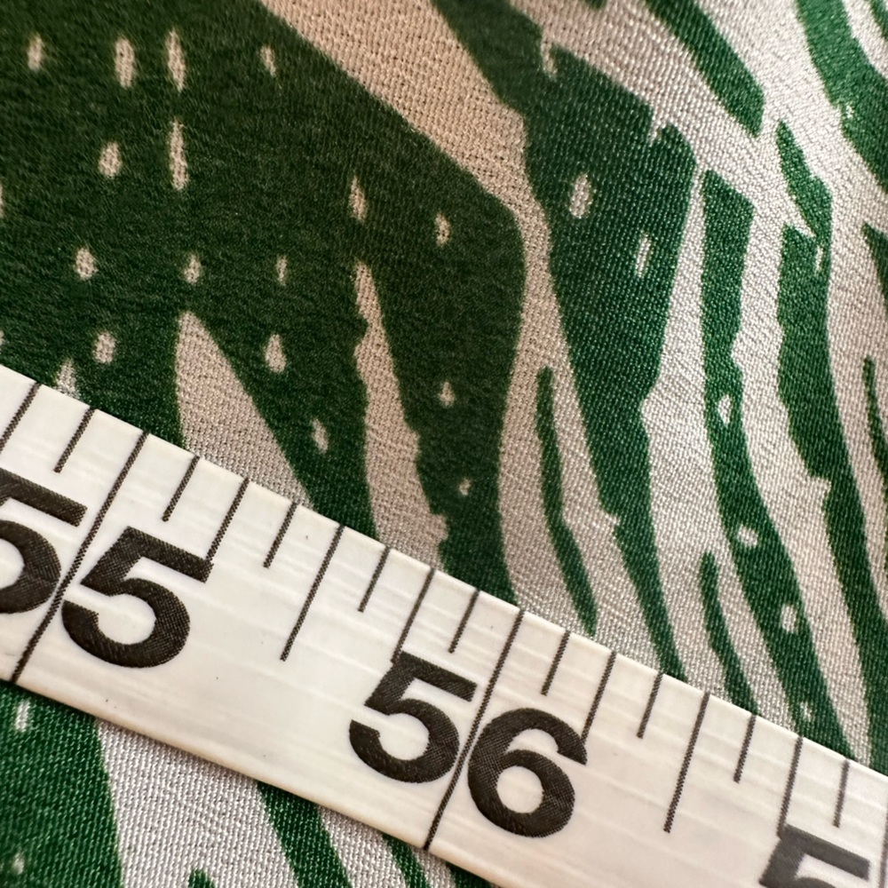 Green Palm-Print Wrap Dress - Women - Picture 9 of 11